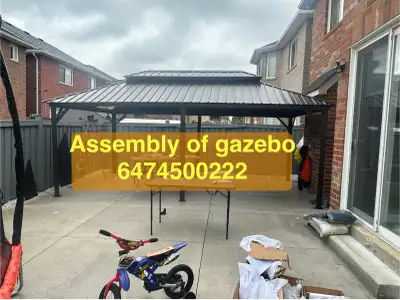 assembly of gazebo, View more