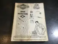 Vintage Briggs and Stratton Repair Instructions IV 1975