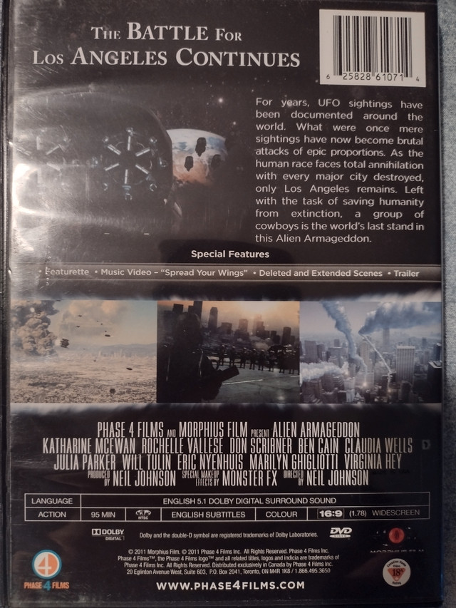 Alien Armageddon DVD Movie in CDs, DVDs & Blu-ray in North Bay - Image 3