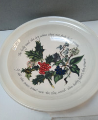 Portmeirion Holly and Ivy Rimmed Soup Bowls