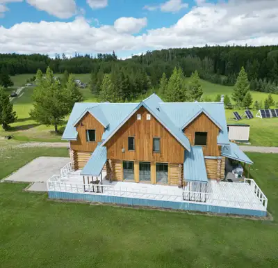 Online Timed Real Estate Auction of 160± Off-Grid Acres with Lodge, Home, Shop and Outbuildings An u...