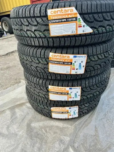 Selling a set of 4 brand new LT225/75R16 tires, for $125 a tire. If interested message me at 647-656...