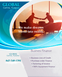 Private Money/ Mortgages, Refinance Equipment, Cars & Boats etc