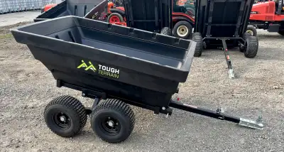 Brand New Heavy Duty Dump Carts, Steel Frame w/ Double Wall Poly Box, 5 Bolt High Speed Hubs, Walkin...