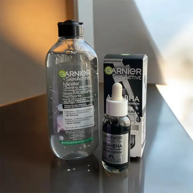 NEW Garnier SkinActive Charcoal Serum & Micellar Cleansing Jelly in Health & Special Needs in Winnipeg - Image 4