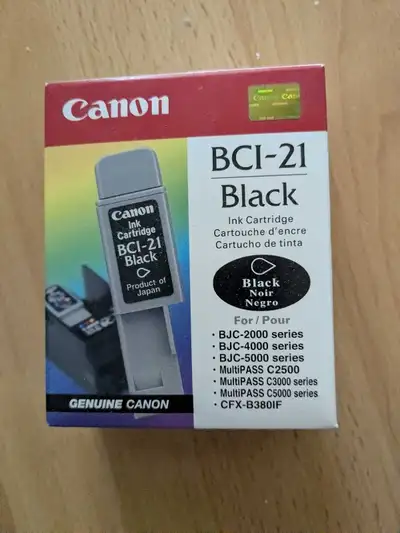 Canon BCI-21 Ink New Unopened Cartridge , View more