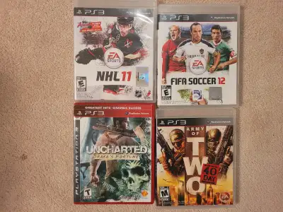 4 Playstation PS3 Games. $20, View more