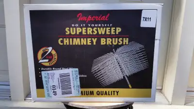Imperial Supersweep 7" x 11" Chimney Brush + 3 Extension Rods, View more