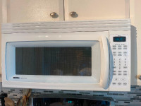 Microwave with hood fan