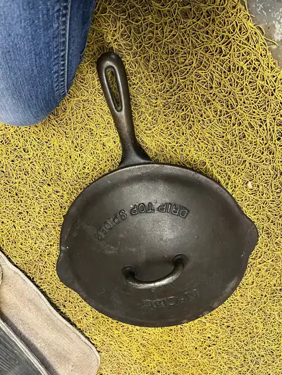 Cast iron frying pan and lid in TABER, View more