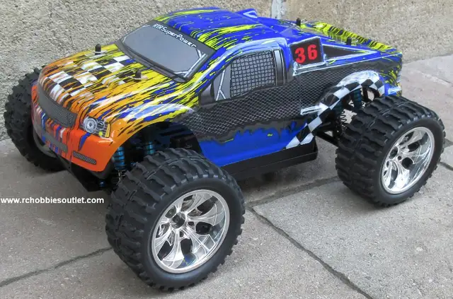 New  RC  Monster Truck TOP2 Brushless 3S LIPO  1/10 Scale 4WD in Hobbies & Crafts in Oshawa / Durham Region - Image 2