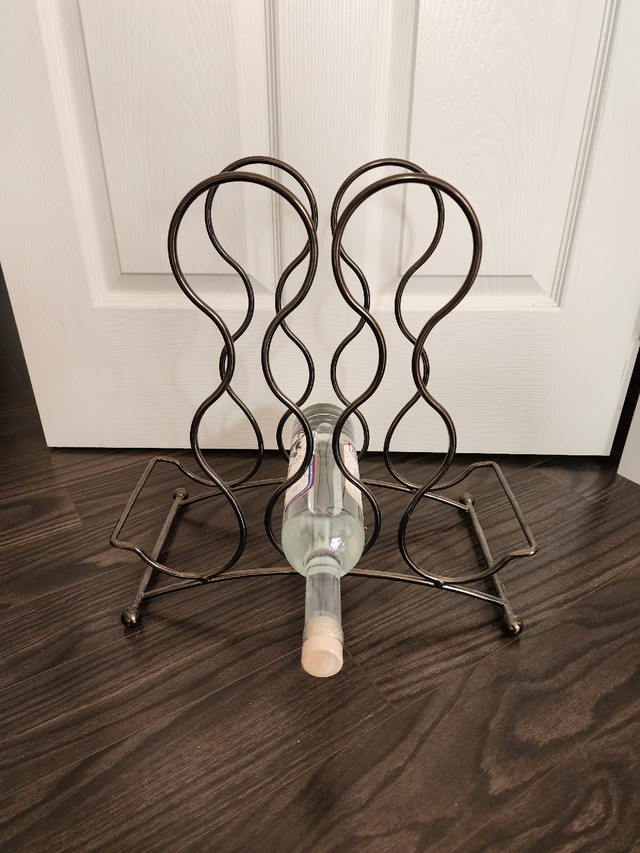 Wire Wine Rack in Home Décor & Accents in St. Albert