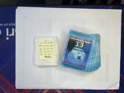 Near complete set (see pics for missing cards). Includes a stack of extras. Original owner