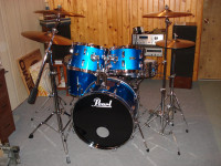 Drum Pearl TW5 (Vintage 1980) & Cymbales Avedis Zildjian