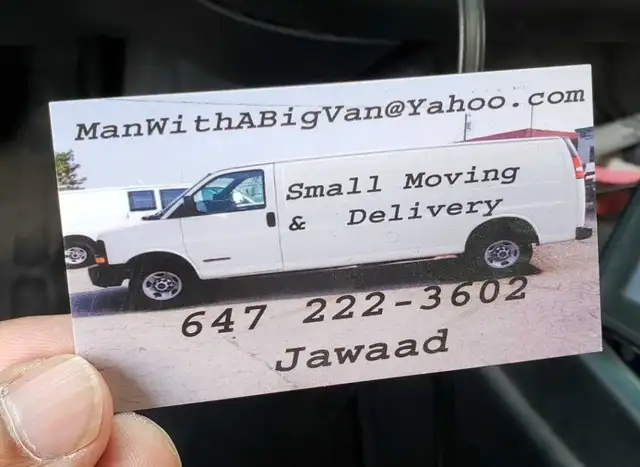 Man With A Van (small moving & delivery) 647 222-360262863254594177123