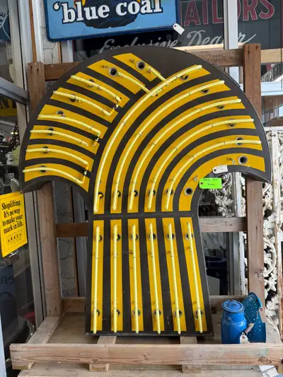 Large single sided neon wheat sheaf sign , View more