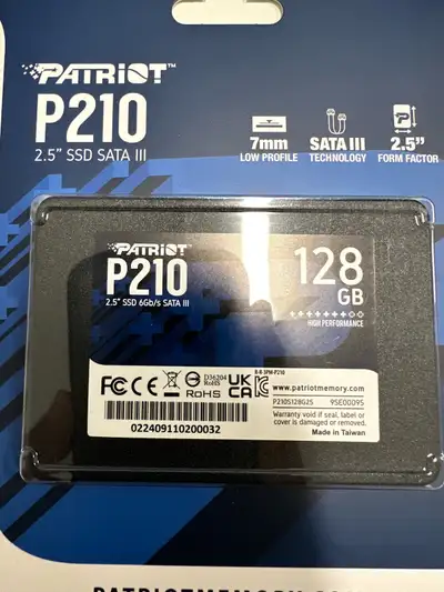 Patriot 128GB Sata SSD, View more
