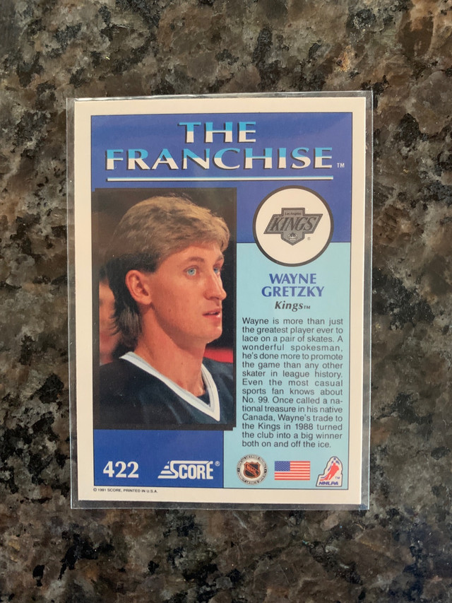 Score 91 THE FRANCHISE Gretzky #422 in Hockey in Edmonton - Image 2