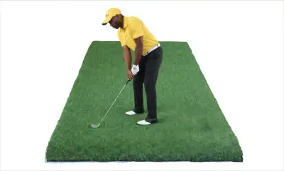 Model: A99 golf True Feel Mat Thickness: 1.25" Size: 5x 3.3ft / 59"L X 39.5"W(150 cm x 100 cm) The B...