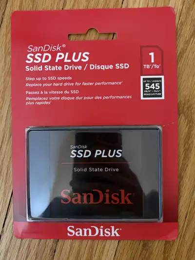 1TB SanDisk SSD Plus (BNIB), View more