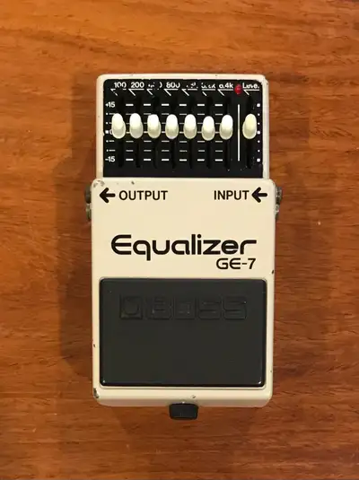 Boss GE-7 EQUALIZER Pedal, View more