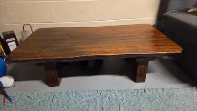 Rustic Solid Wood Coffee Table, View more