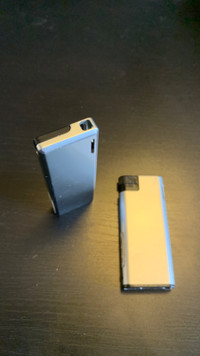 Selling 2 silver rectangle lighters