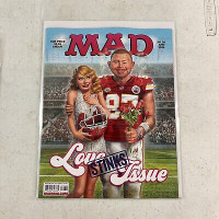 MAD MAGAZINE #36 APRIL 2024 TAYLOR SWIFT TRAVIS KELCE SPUPERBOWL