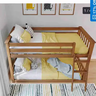 Twin bunk beds (no mattress and unassebled)