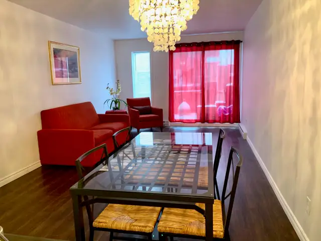 3 1/2 Furnished Apartment - Jean Talon Metro