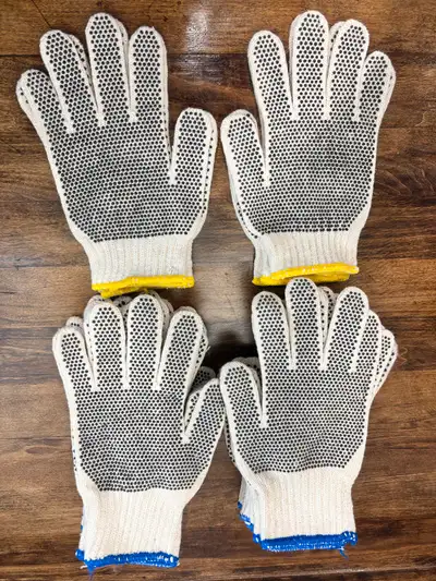 Work Gloves 14 pairs Cotton with Dots, View more