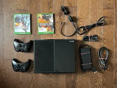 XBox One + 2 games for sale, View more