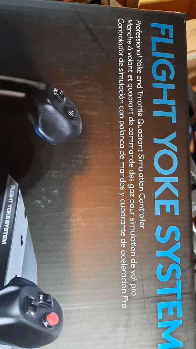 Flight Yoke System Logitech . BRAND NEW IN BOX in General Electronics in Kingston - Image 3