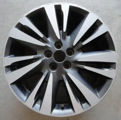 19 inch, Lincoln, OEM, 14 spoke, Mag wheel rim, fits years 2017 to 2020, with tire pressure sensor T...