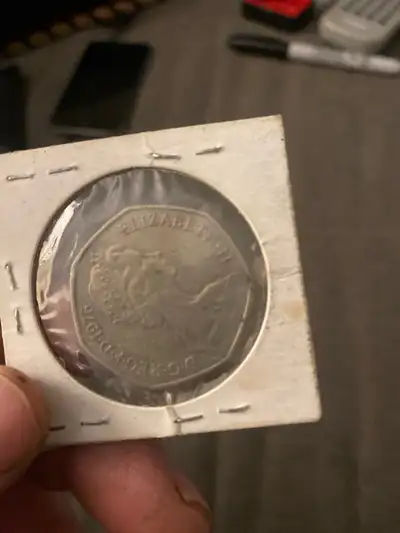 1976 50 Pence Coin, View more