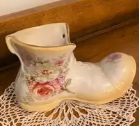 Antique Old Foley Porcelain Boot - James Kent Staffordshire