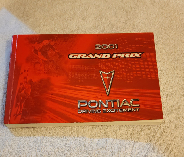 2001  Pontiac Grand Prix Owners Manual in Other Parts & Accessories in Peterborough