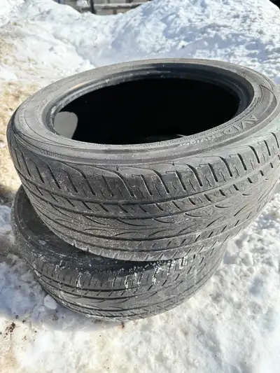 All season used Yokohama tires, 70% thread remain, excellent condition 225/50r17 94v