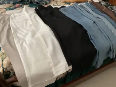 11 pairs of assorted Capris, View more