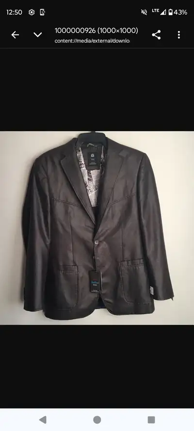New Men's Rafael Uomo Blazer Size 40 $120, View more