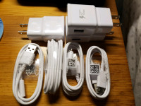 Samsung wall chargers and cables brand new