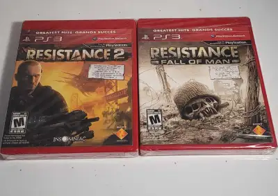 Both games are Brand new never opened