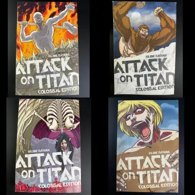 Attack On Titan Colossal Editions (4 Books), View more