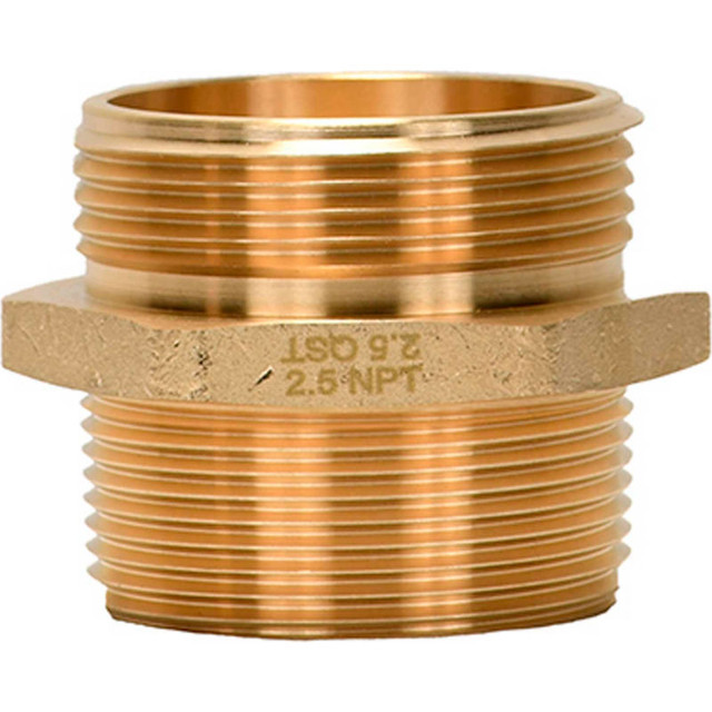 Fire Hose Adapter, Hex, 2-1/2" Male QST x 2-1/2" Male NPT in Other Business & Industrial in Burnaby/New Westminster