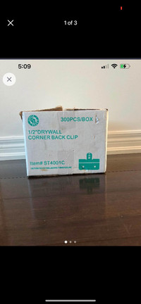 1/2 Drywall Corner Clips