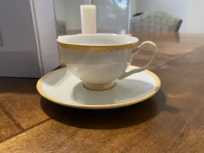 Tea cup and saucer new in box , View more