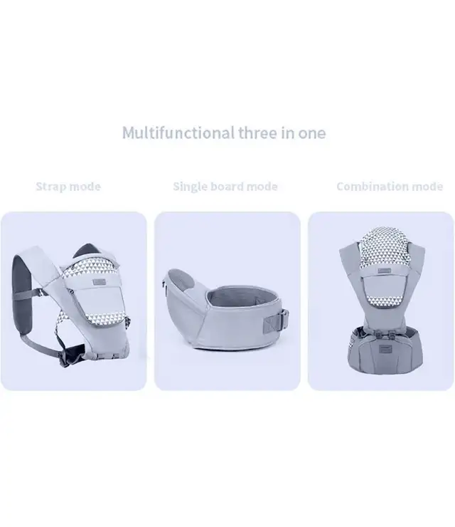 Baby Carrier Ergonomic Backpack Hipseat for newborn Baby Infant in Strollers, Carriers & Car Seats in Oakville / Halton Region - Image 5
