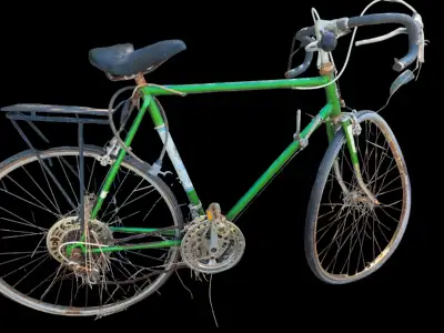 Green Vintage mountain bike