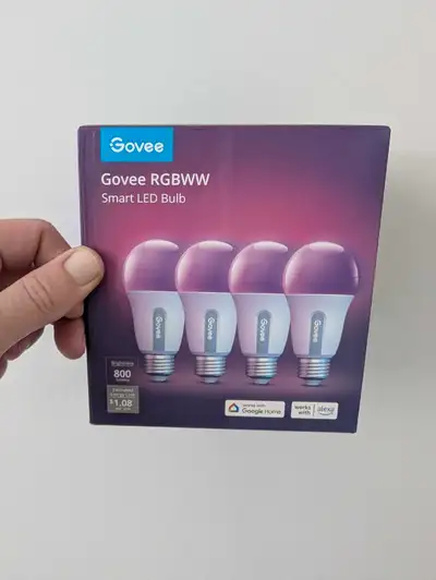 Govee smart LED bulb, View more