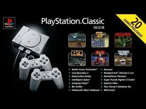 mini PS classic + 128GB USB key, 260 PS1 games and 3700 retro !!62863268601346124